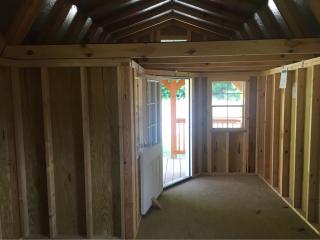 12x32 Wrap Around Lofted Barn Cabin