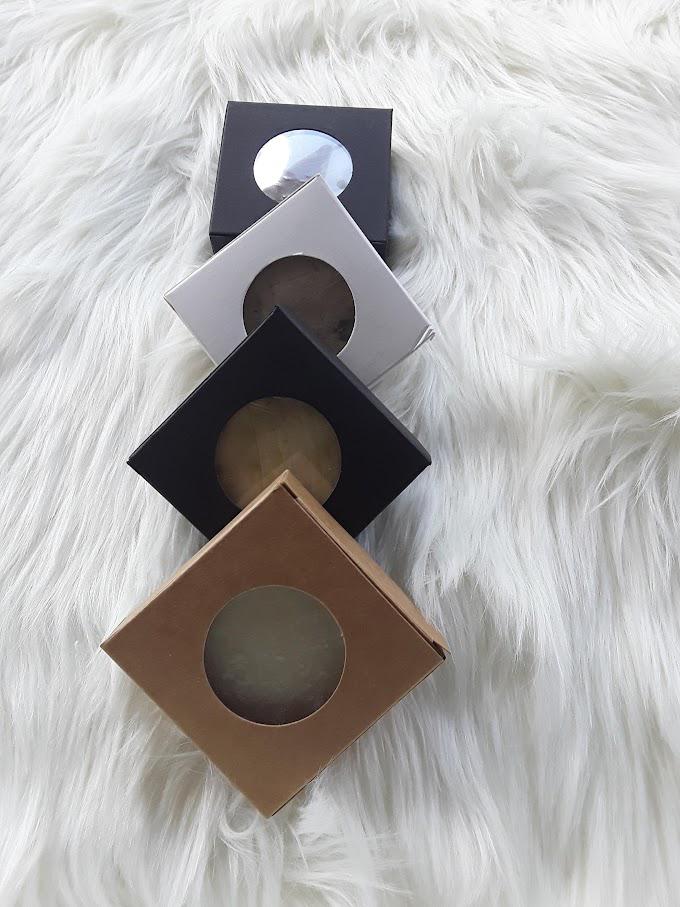 Set of 4 Natural Homemade Soaps.