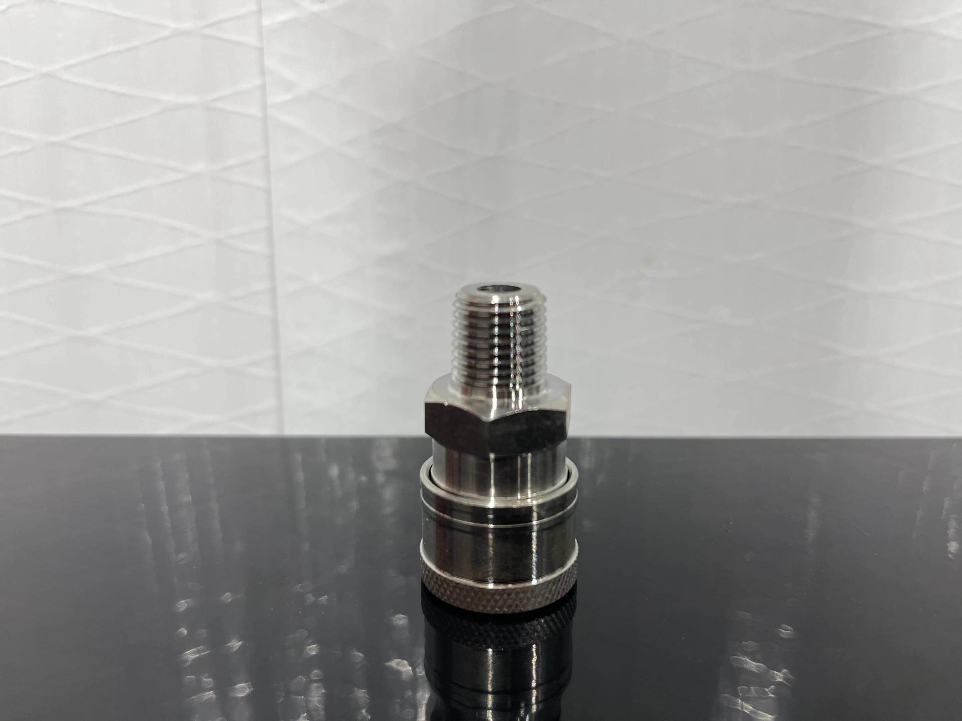 Stainless Steel 1/4" Male Thread Female Quick Connect Fitting