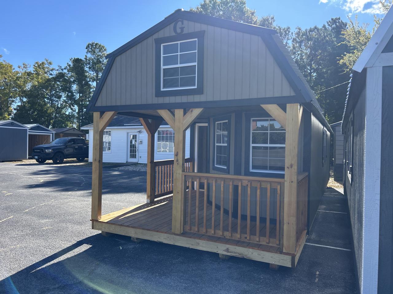 12x32 WRAPAROUND LOFTED BARN CABIN