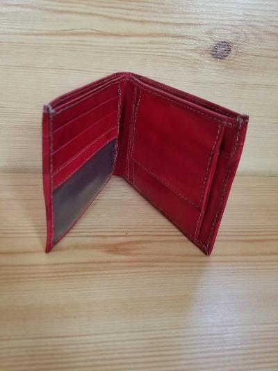 Genuine Leather Bifold Wallet.