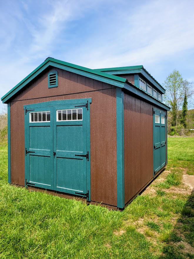 Marion - BEAUTIFUL 12x16 W/DORMER - ELECTRICAL PKG - 10 YR WARRANTY