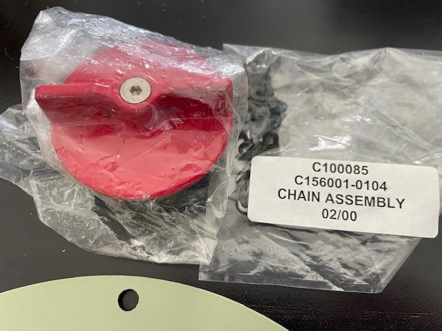 Two Cessna SK182-85B Fuel Filler Adaptor Kits With Raised, Vented, Fuel Caps. NEW.