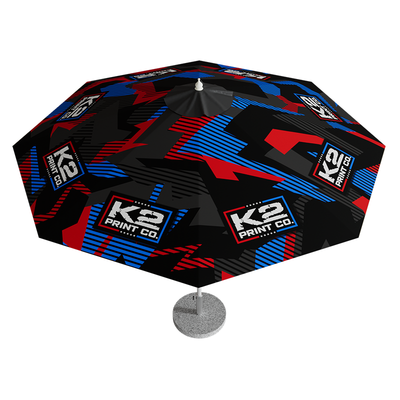 10' Round Marketing Umbrella
