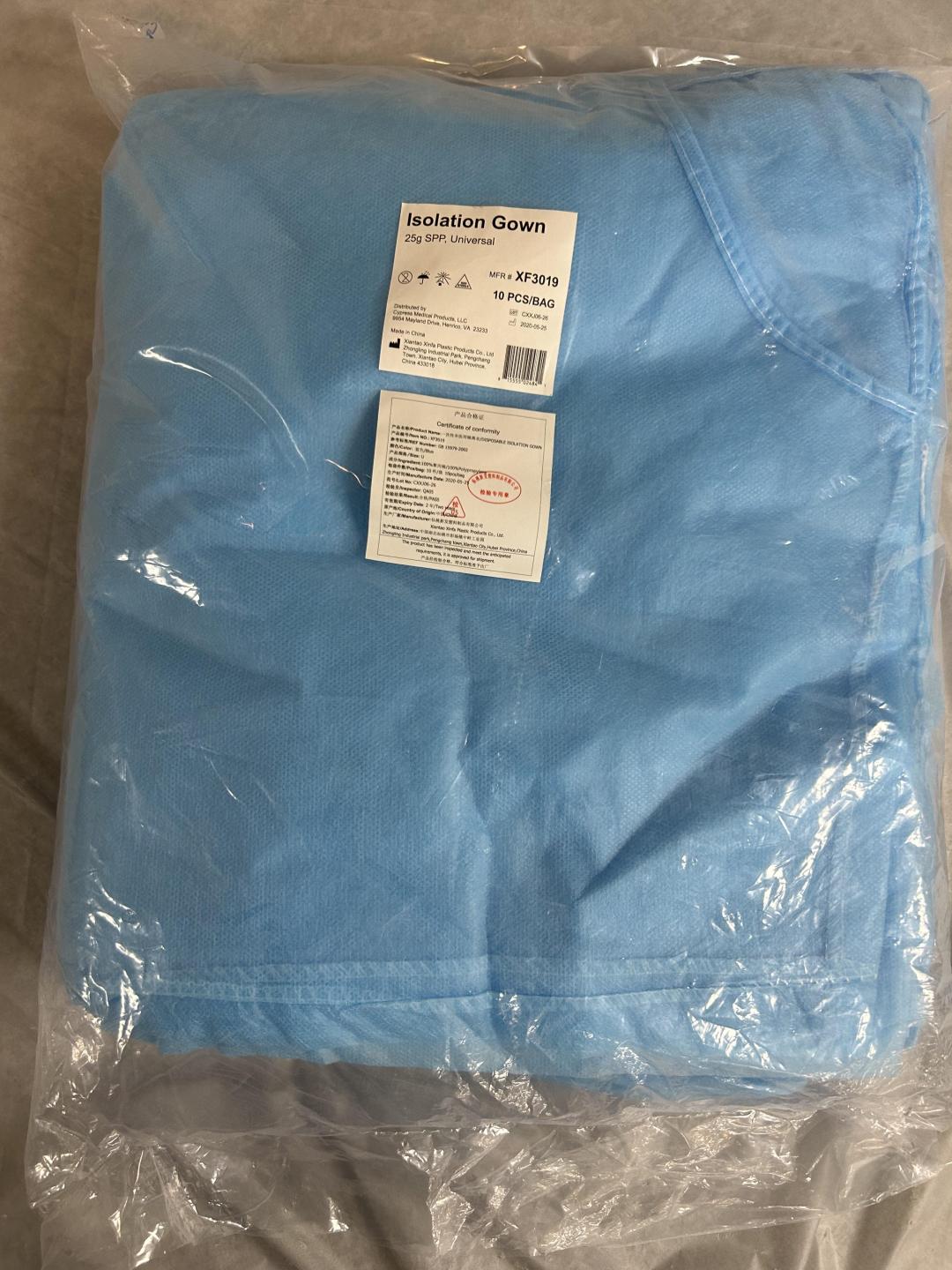Cover Gowns and isolation gowns