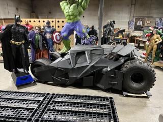 Dark Knight Batman and Batmobile