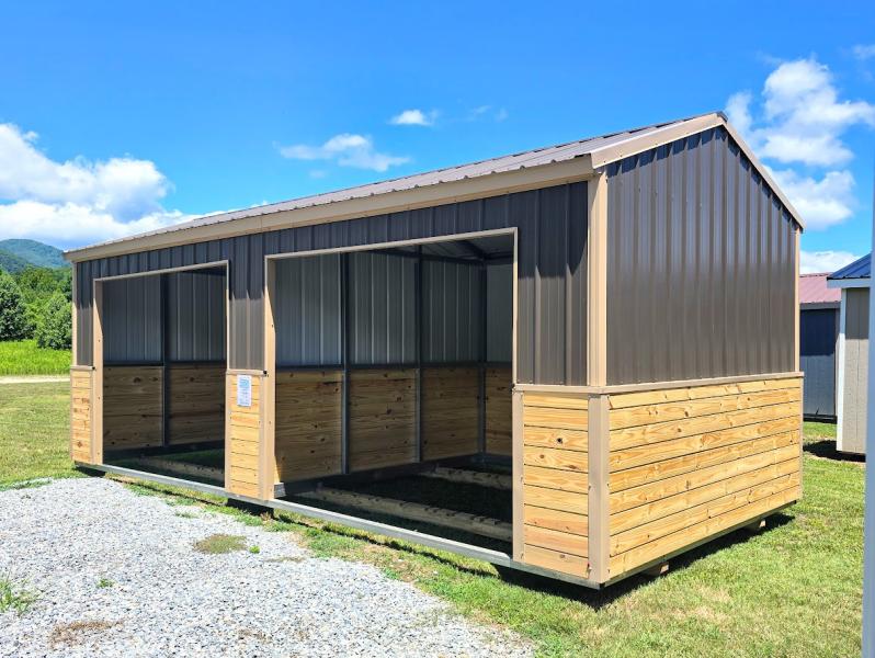 🔥SAVE $481 OFF - 12x24 EZ STALL HORSE RUN/LIVESTOCK ENCLOSURE - RTO AVAILABLE - FREE DELIVERY UP TO 50 MILES!