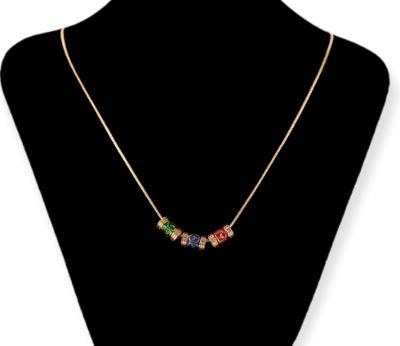 Elegant Multicolor Pendant Necklace
