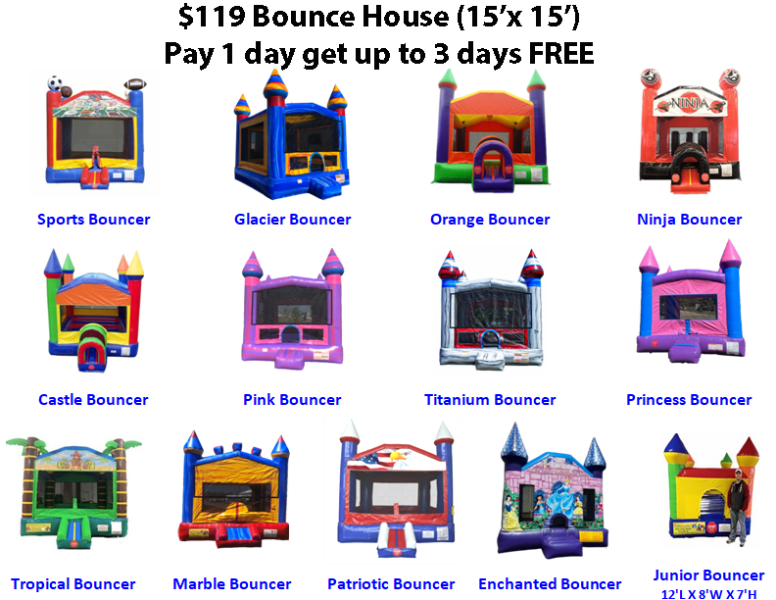See our full inventory with over 250 inflatables and games!
