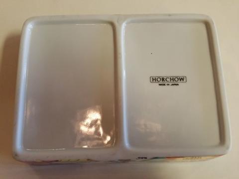 HORCHOW PORCELAIN JAPAN BOX WITH PLAYING CARDS