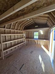10x16 BARN w/ELECTRICAL - WORKBENCH - SHELVING - $5,875 OR $232/Mo - NO CREDIT CHECK - FREE DELIVERY & BLOCKS (50 miles)