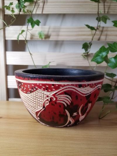 African Accent Hand Crafted Bowl
