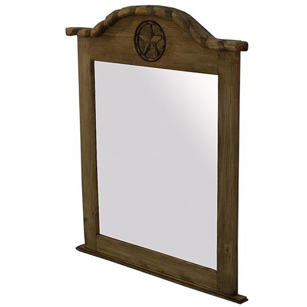 Mirror W/Rope & Star Medio Finish