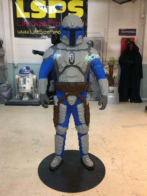 Life Size LEGO Star Wars Jango Fett