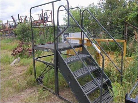 Homemade Commercial Steel Stairs - Lot # J1242
