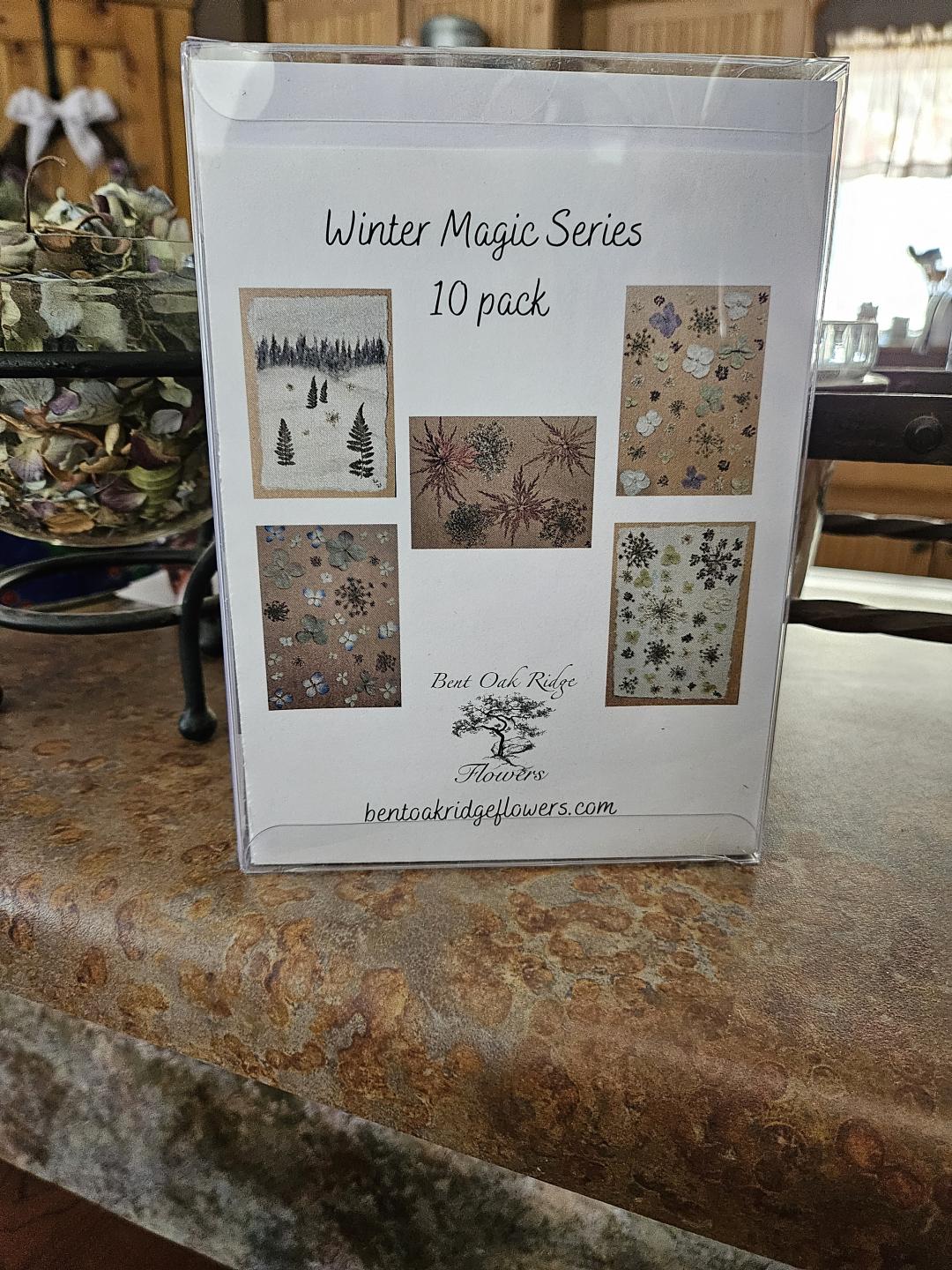 Winter Magic Series Cards 10 pack print cards