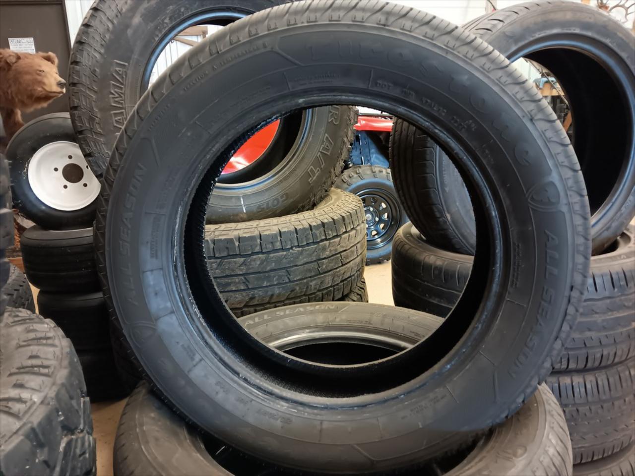 215/60R17 Firestone All Season Tires Set of 4