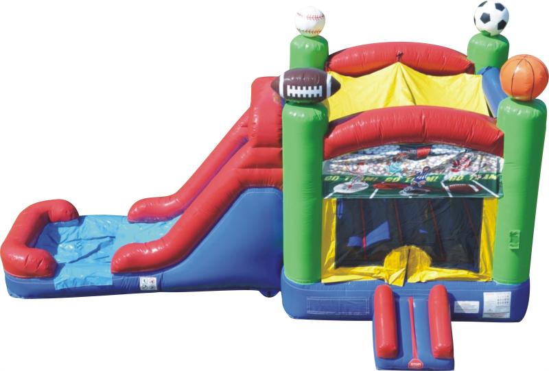 wet and dry inflatable bouncers