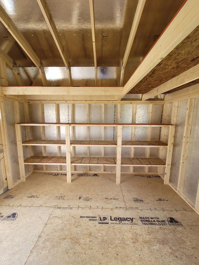 Marion - 12x12 LOFTED BARN W/SHELVES & U-LOFT