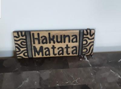 Hakuna Matata Wooden Wall Hanging