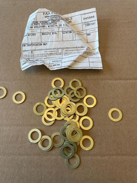 Cessna Citation V 560 Washers. PN NAS1252-616L. New.