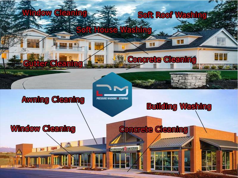 Pressure Washing In Houston TX DM Pressure Washing & Striping