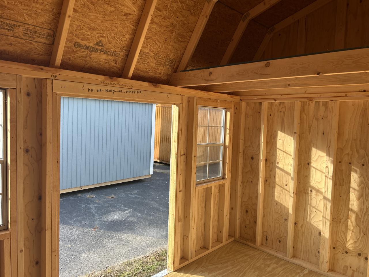 08x12 SIDE LOFTED BARN