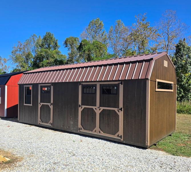 10% OFF - SAVE $1,043 on this 10x24 BARN W/DIVIDER WALL/100 AMP ELECT./WORKBENCH & MORE - $9,396 OR $371 DOWN & $371/MO - EVERYONE APPROVED - FREE DELIVERY & BLOCKS up to 50 Miles