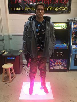 Life Size Terminator Arnold Schwarzenegger Disco Scene