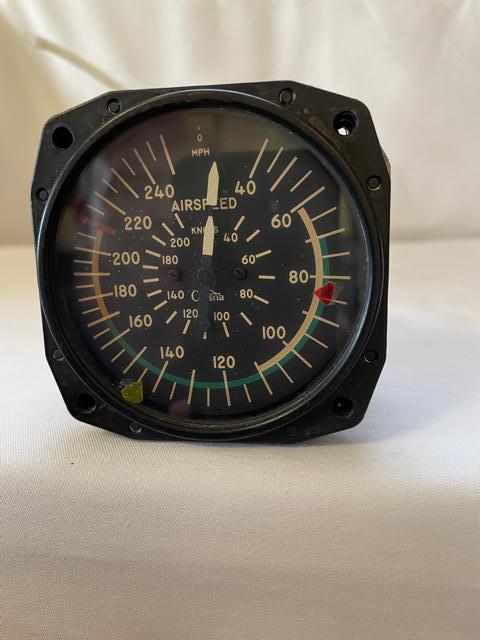 Cessna 206 Airspeed Indicator In MPH. Used.