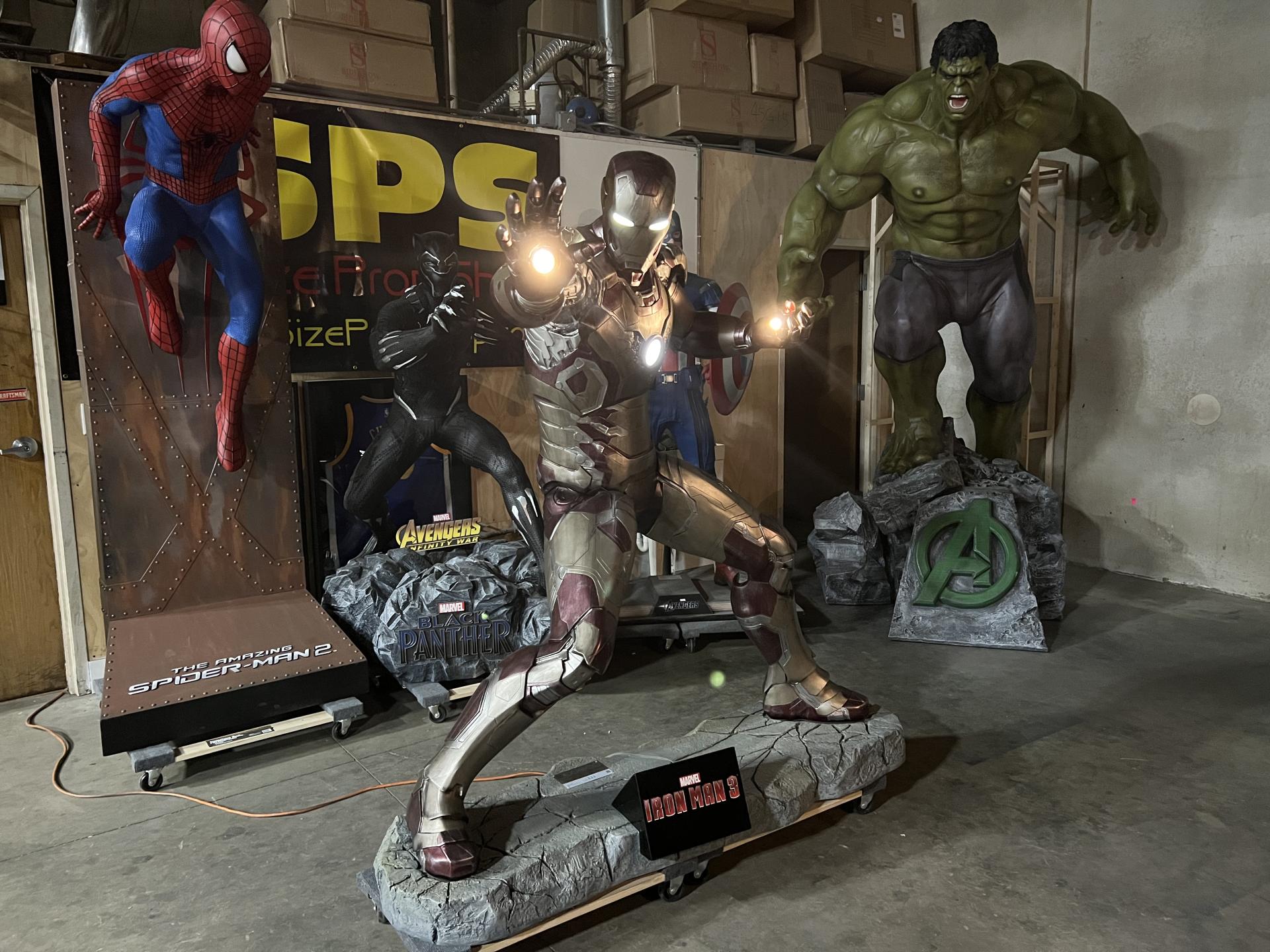 Marvel Ironman 3 Battlefield Edition with LED Lights
