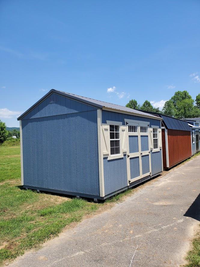 MARION Inventory: 12x16 Utility Building With Shelves & Workbench!