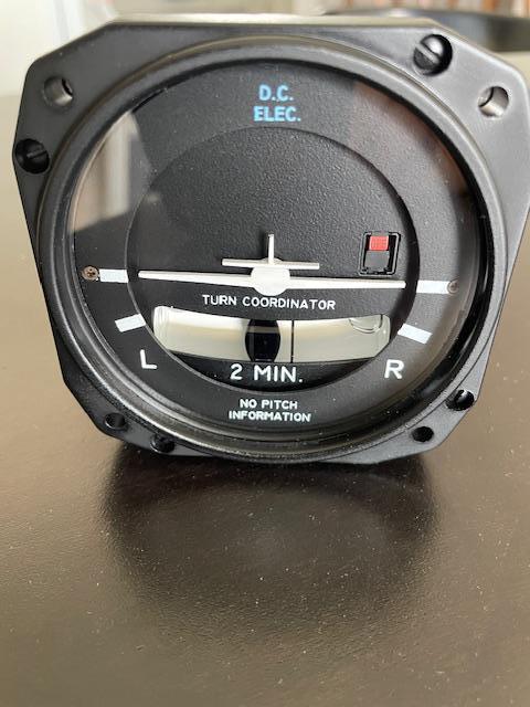 Mid-Continent 28 VDC Electric Turn Coordinator. Overhauled With 8130.