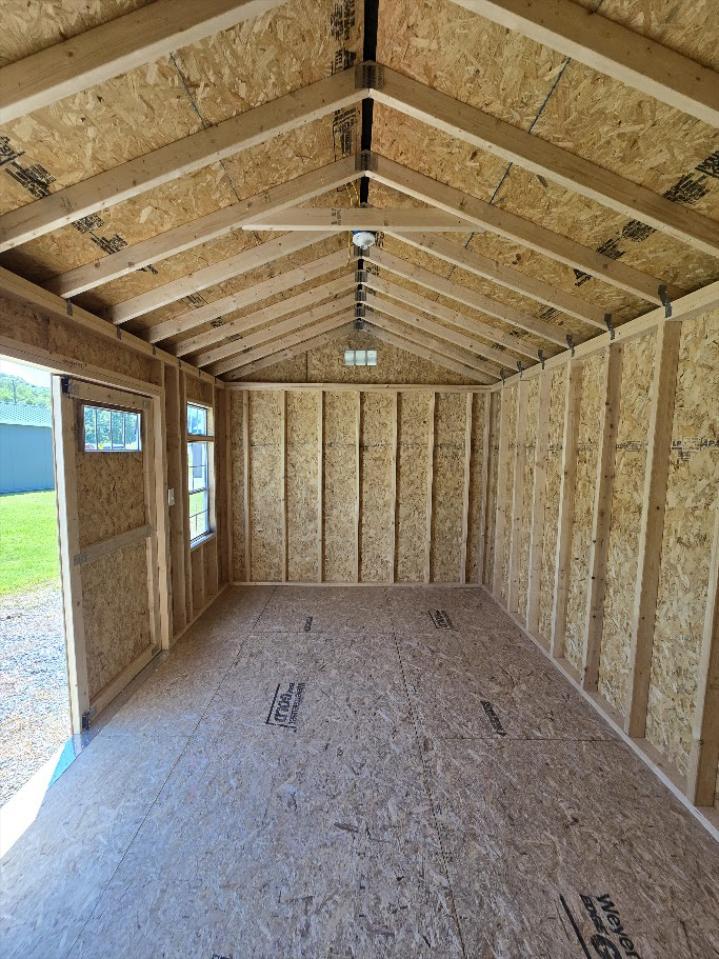 $232 OFF! 10x16 DELUXE TALL WALL SHED - $4,417 or $175 DOWN -$175/MONTH - NO CREDIT CHECK - EVERYONE APPROVED!!