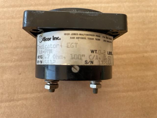 Alcor EGT Gauge. Type K, 21/4". Used.