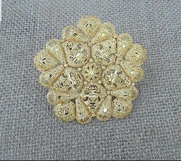 Oversized Gold Plated Ring