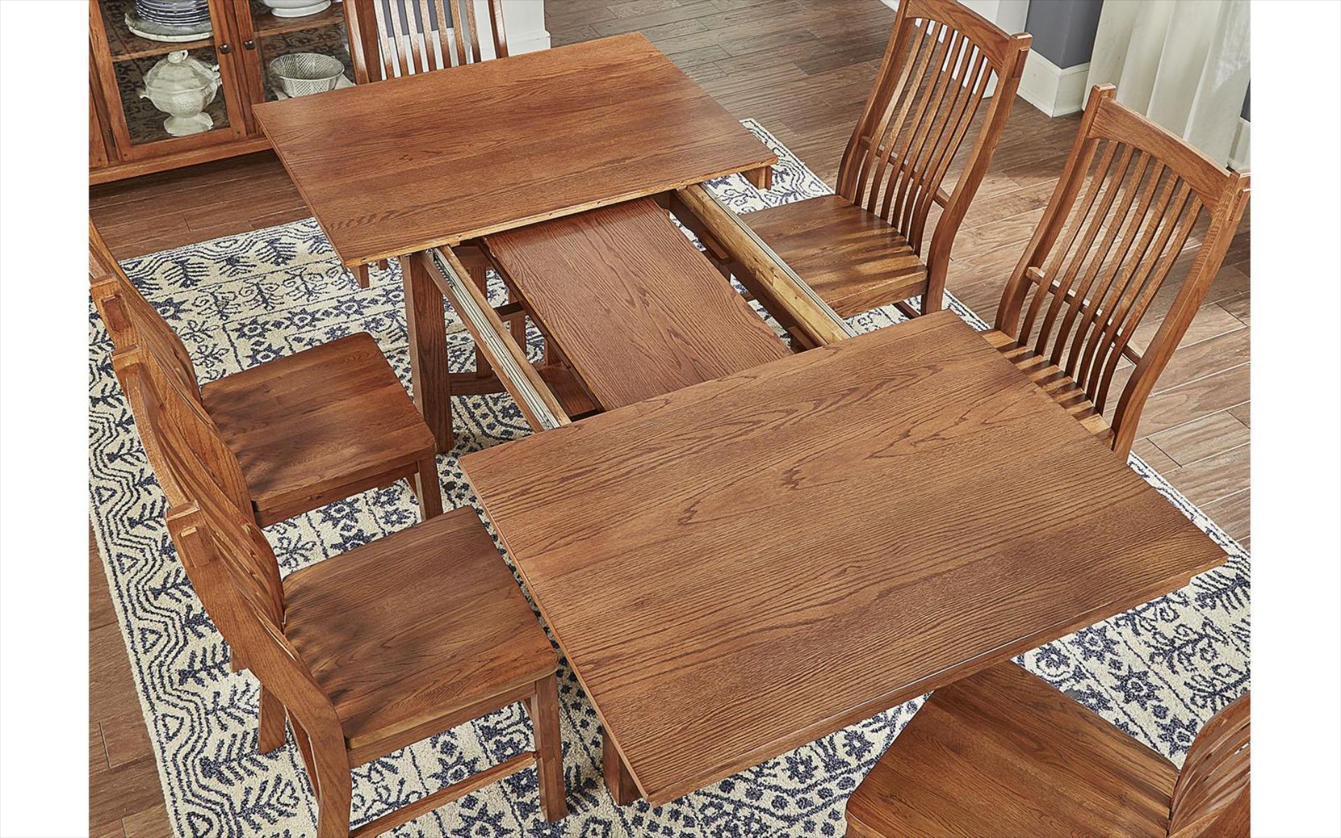 TRESTLE TABLE 2 - 16” SELF-STORING LEAVES