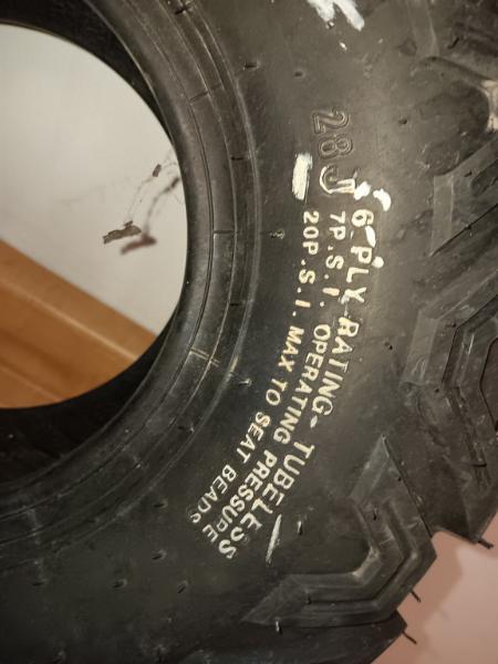 AT 18X7/7 or 175/75/7 6 Ply ATV Tire