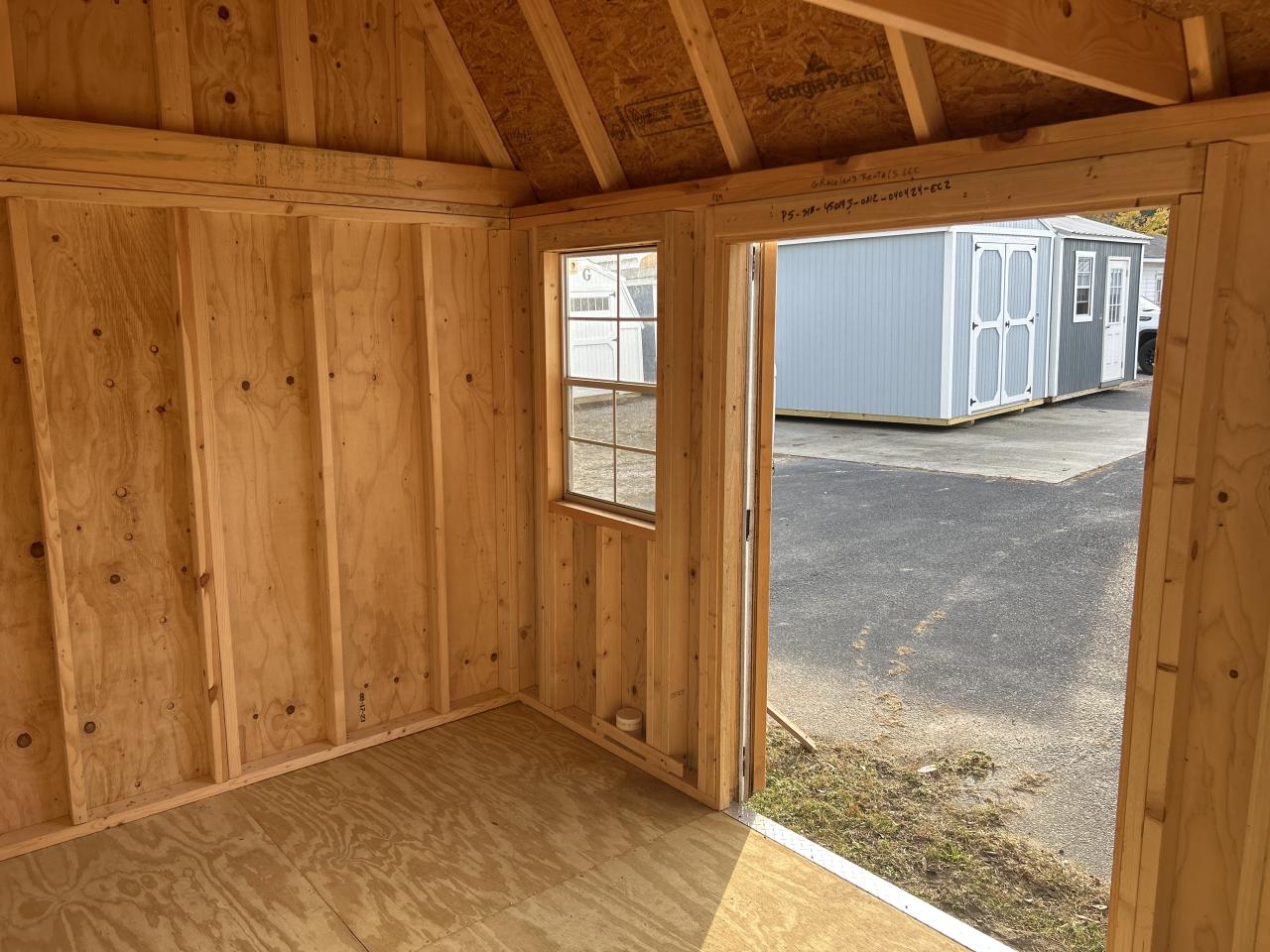 08x12 SIDE LOFTED BARN
