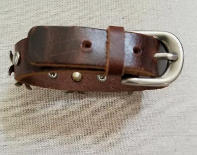 Leather and Stainless Steel Bracelet