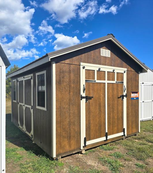 REPO 12x16 w/ELECTRICAL & RAMPAGE DOOR - SAVE $1,232 - $333 DOWN & $257/Mo OR $6,513 - NO CREDIT CHECK - EVERYONE APPROVED! - DELIVERY & BLOCKS INCLUDED (50-MILES)