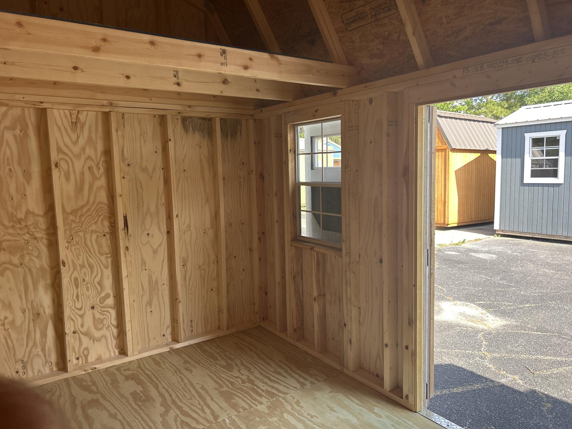 08x12 SIDE LOFTED BARN