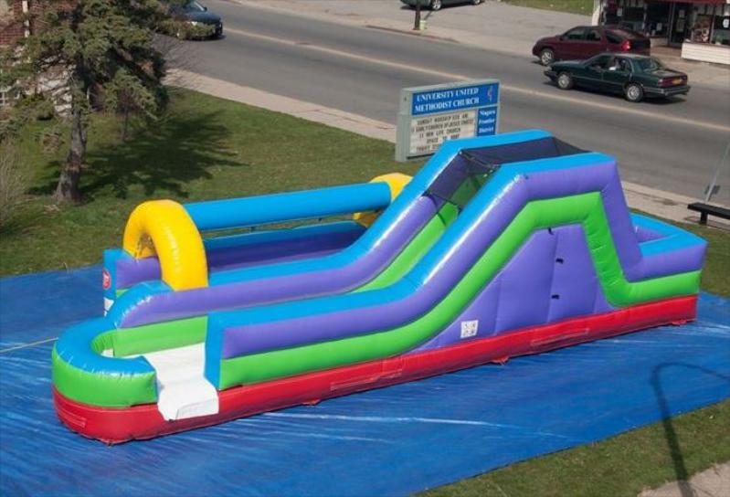 water filled slip and slide