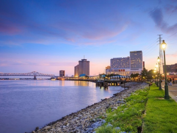 Scenic Lakefront Landscape