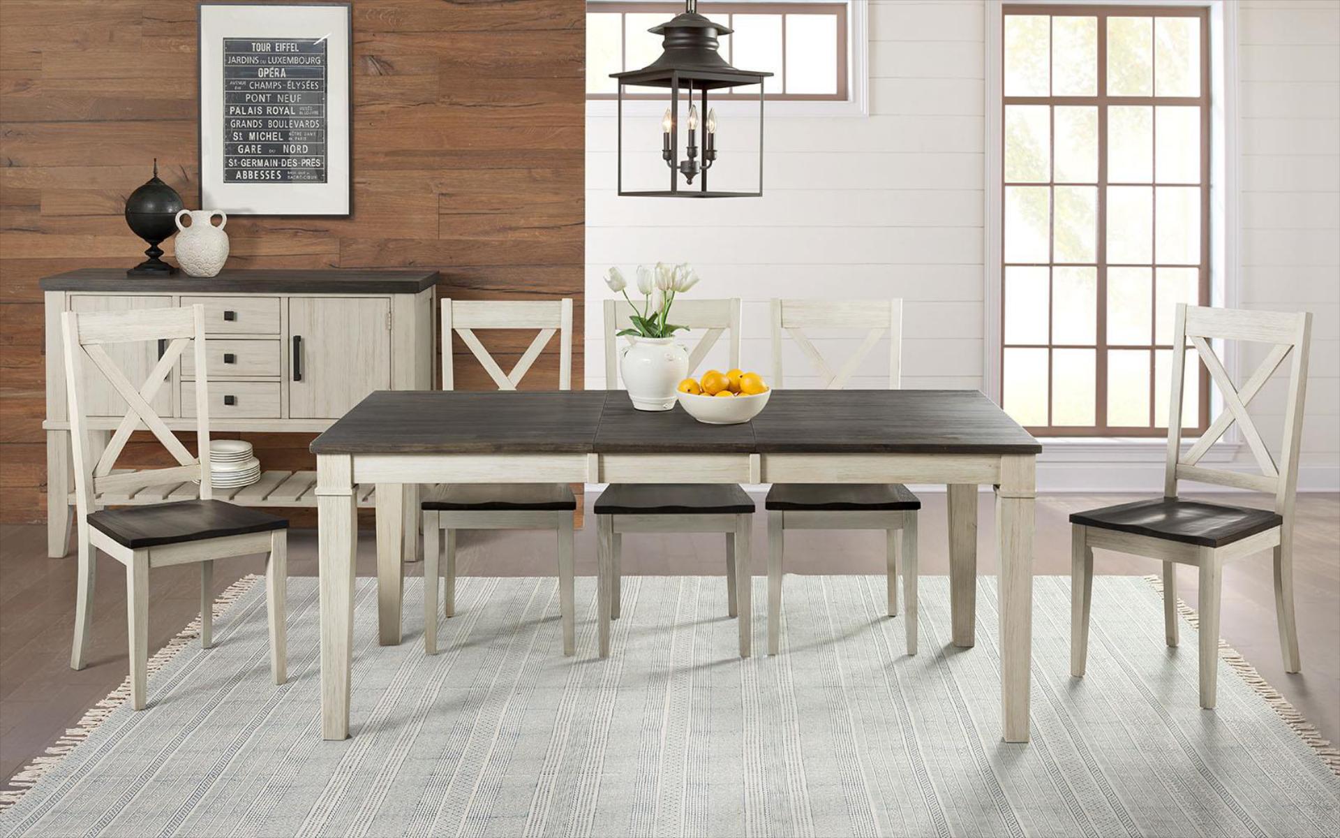 LEG DINING TABLE 1- 16”BUTTERFLY LEAF