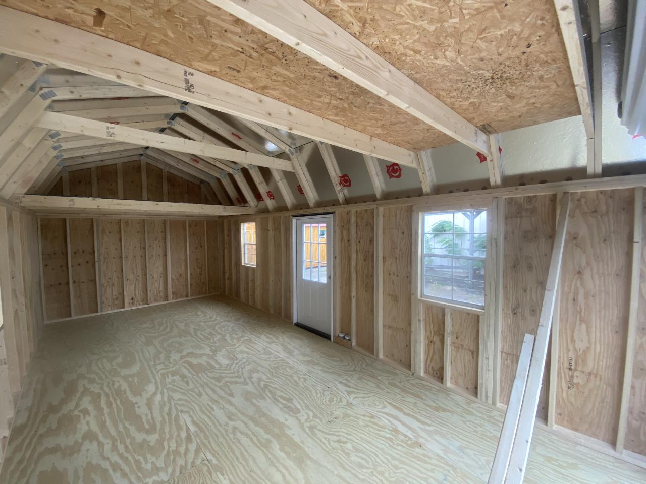 12x24 Lofted Barn Garage