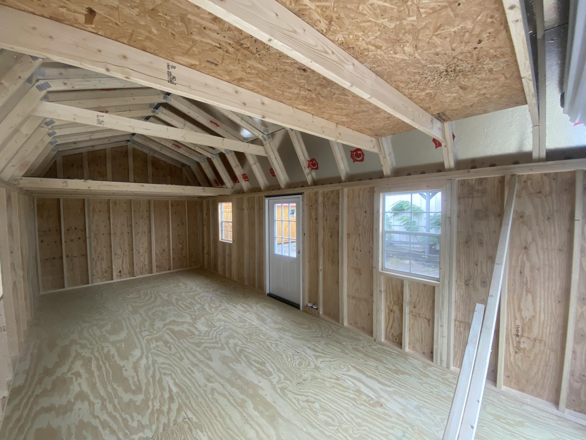 12x24 Lofted Barn Garage