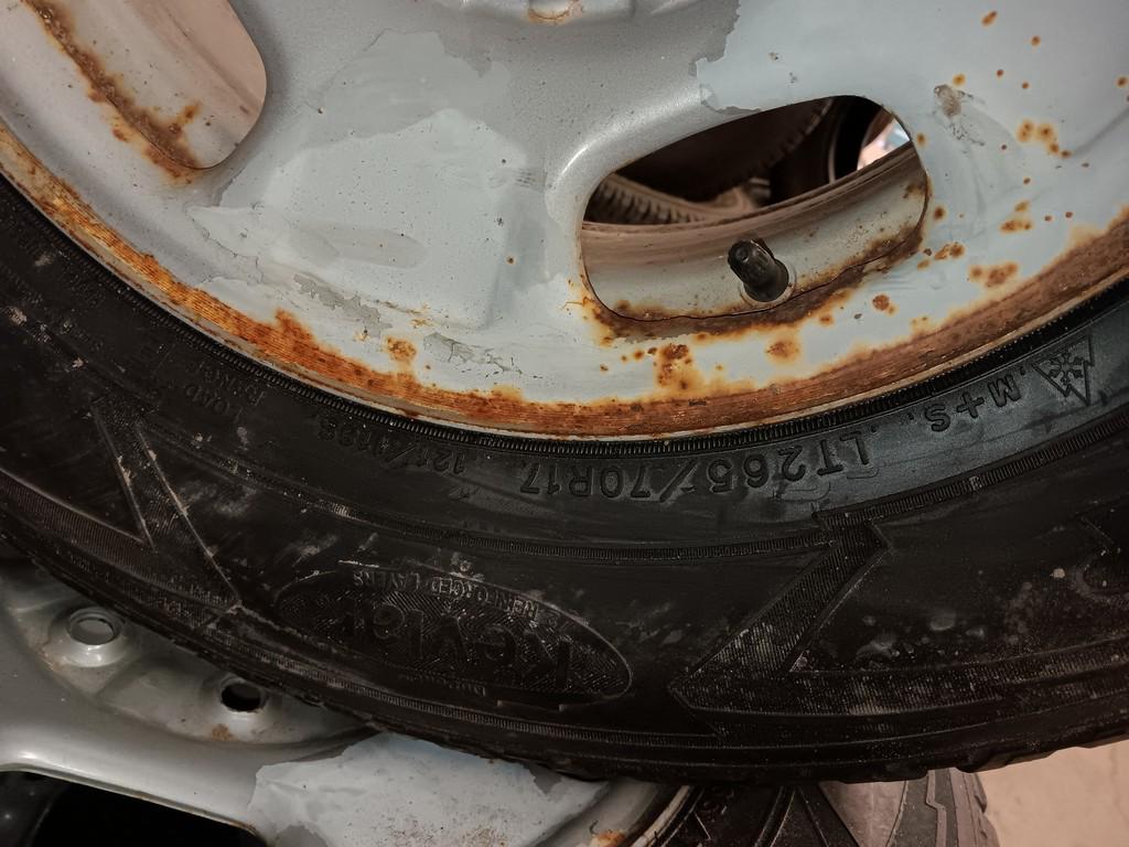 LT265/70R17 Goodyear Wrangler Kevlar Tires with 8 Hole Rims Set of 4