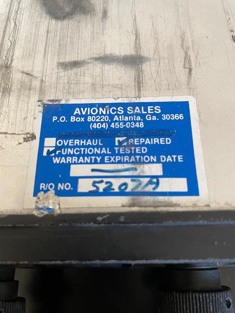 King KR-85 ADF Receiver And Tray. Repaired. Used.