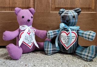 Memory Bear made from Loved Ones Shirts